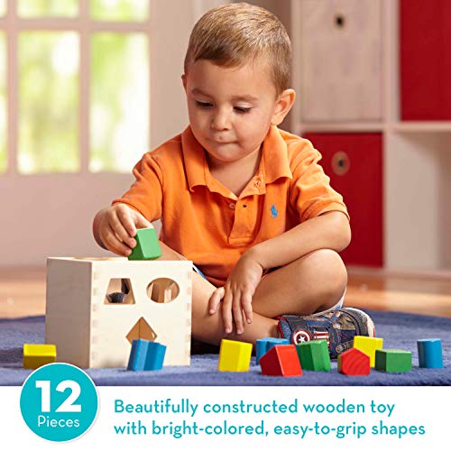 Melissa & Doug - Cubo para clasificar formas (10575)