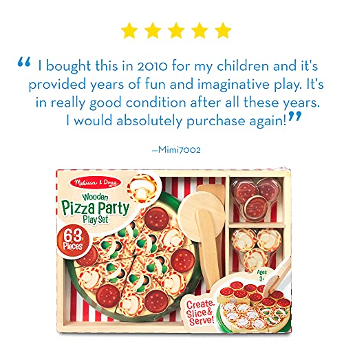 Melissa & Doug - Pizza de Madera (10167)