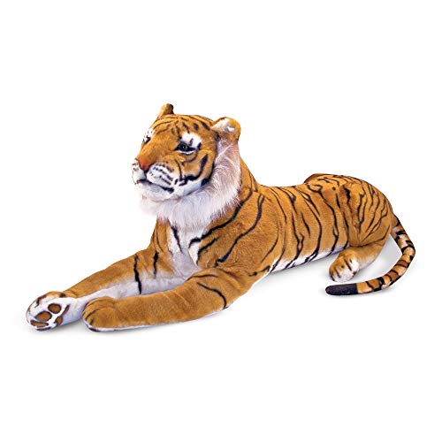 Melissa & Doug- Tiger Giant Leones y Otros felinos Grandes Juguete de Pluche, Multicolor (Melissa&Doug 12103) , color/modelo surtido
