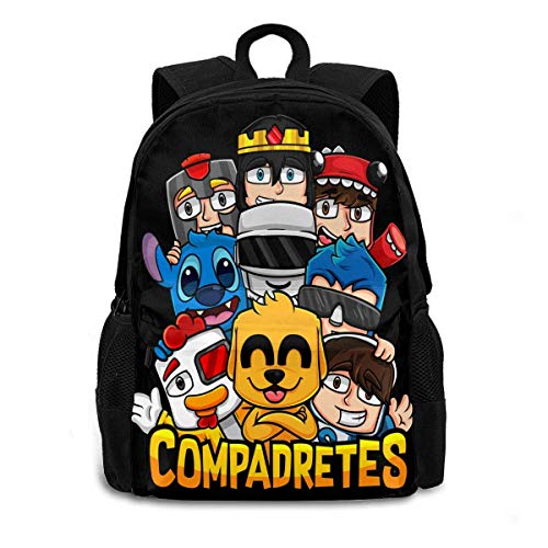 Mikec-Rack 3D Impresión Anime/Mochila de Dibujos Animados, Mochilas Escolares Personalizadas para niños