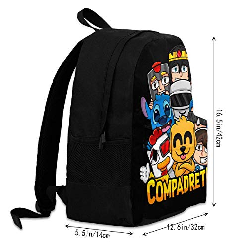 Mikec-Rack 3D Impresión Anime/Mochila de Dibujos Animados, Mochilas Escolares Personalizadas para niños