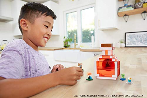 Minecraft - Caja para Transportar Figuras de Juguete Boost Mini (Mattel GKT45)