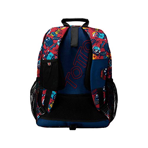Mochila Escolar Adaptable a Carro Estampado growny - Acuareles