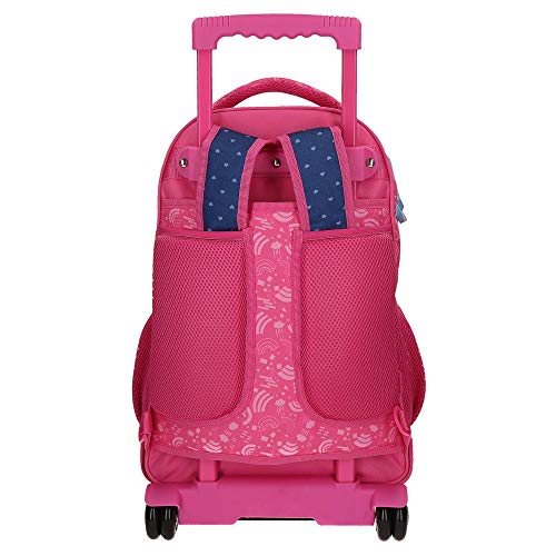 MOVOM Glitter Rainbow Mochila 2 Ruedas Multicolor 34x44x21 cms Poliéster 30,49 L