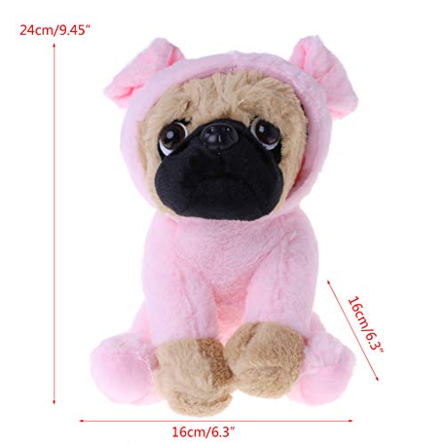 Museourstyty Stuffed Toys - Disfraz de perro con diseño de carlino