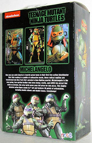 Neca las Tortugas Ninja 1990, Figura de Acción Michelangelo