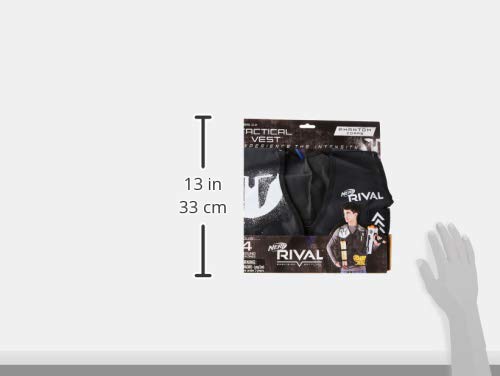 Nerf Rival Official NERF® Tactical Vest Licenced Jacket Medium Large Size - Rival Phantom Corps Tactical Vest for Nerf Guns with Adjustable Straps. Must Have Gear for Kids, Teenagers, Adults