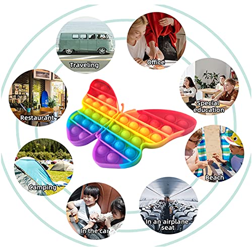 NF ROADTOLOVE Pop it Fidget Toy | Juguete Sensorial Antiestres para Niños y Adultos | Bubble Push Pop | Juguetes de Explotar Burbujas para Aliviar Ansiedad y Estrés | Pop it Among us L .