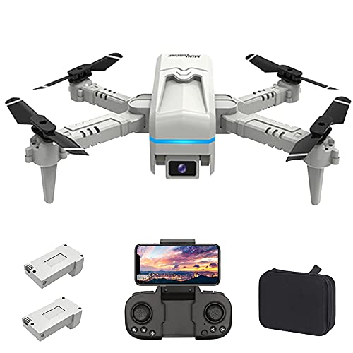 OBEST Mini Drone con Cámara 4K, App WiFi FPV, Modo sin Cabeza, Foto Gestual, Giro de 360 °, Vuelo de Trayectoria, Una Tecla de Regreso/Despegue, 2 Baterías, para Principiantes
