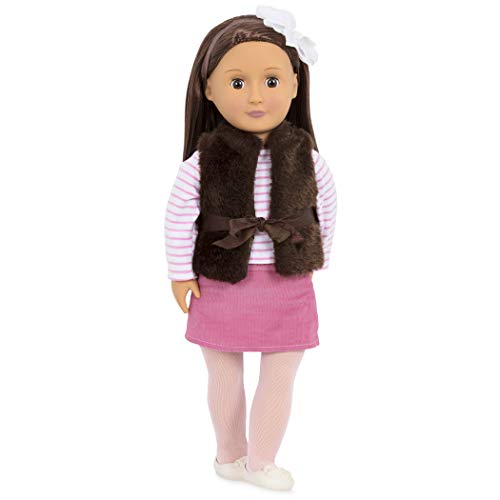Our Generation- Sienna Muñeca Clásica, Multicolor, 46 cm (Branford BD31022Z)