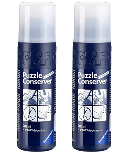 Outletdelocio. Pack 2 Unidades Pegamento/Conserver Ravensburger para Puzzles. para Puzzles hasta 8000 Piezas