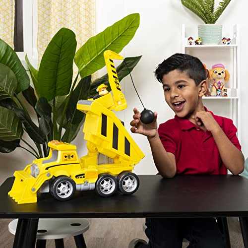 PAW PATROL Ultimate Construction Rescue-Camión de construcción, color amarillo (Spin Master 6046466) , color/modelo surtido