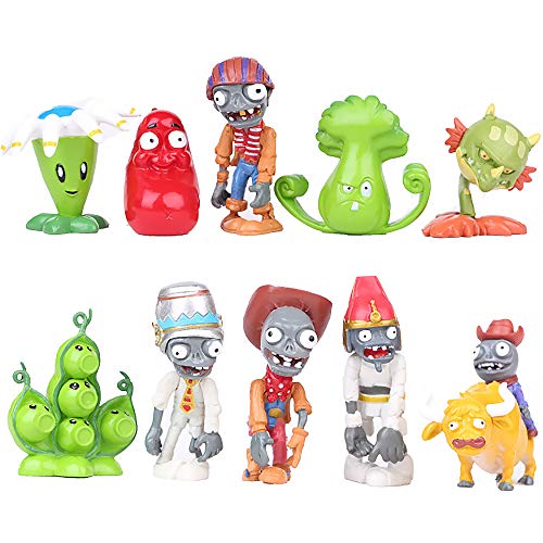 PEDEIECL Plants vs Zombies Serie de Juguetes Show de Personajes Serie de Juguetes PVC Toys