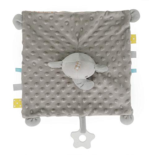 Peluche Manta Bebé - Doudou Elefante - Gris - 27cm - Regalo de nacimiento