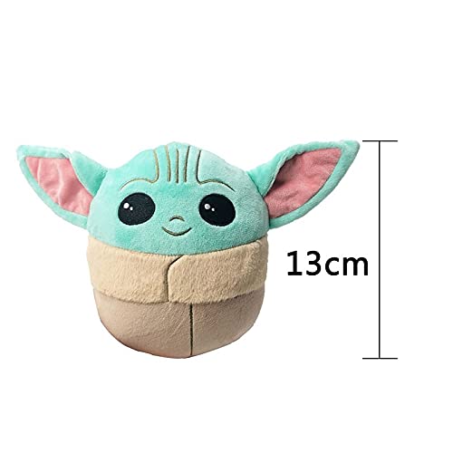 Peluches 13cm Yoda De Peluche De Juguete De Dibujos Animados Mandaloriano Muñeco De Peluche Anime Kawaii Muñecos De Peluche Juguetes Niños Cumpleaños Niña Regalo