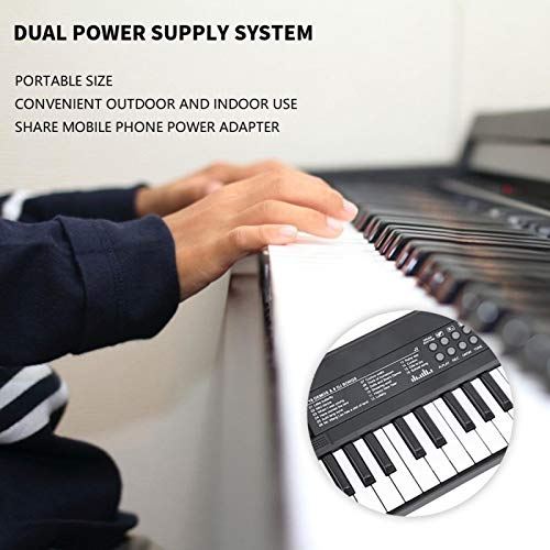 Piano de música eléctrico, teclado musical, juguete educativo, teclado eléctrico multifunción portátil de 37 teclas, para niños principiantes