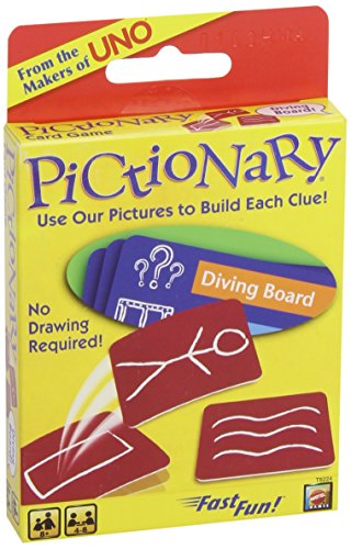 Pictionary Card Game (2013 Refresh) - Juego de cartas, 2 o más jugadores (Mattel MATY3366) [importado de Inglaterra]