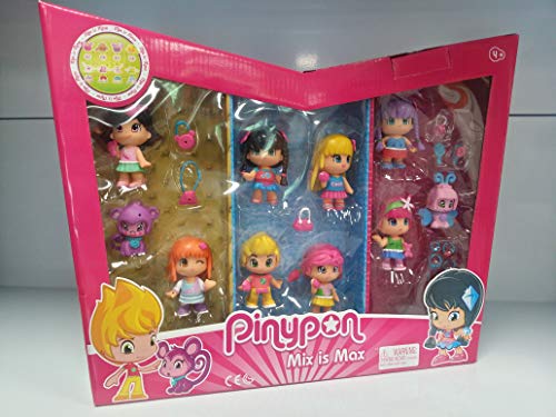 Pinypon 10 figuras + 30 accesorios