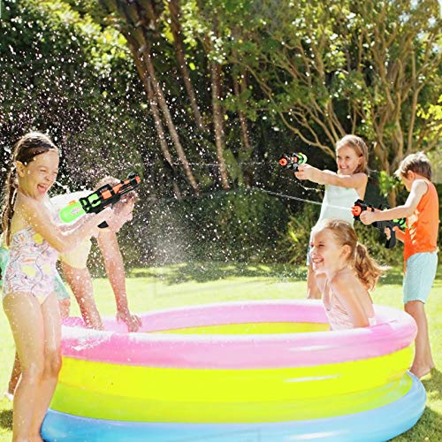 Pistola de Agua,Pistola de Agua de Juguete para niños,Pistola de Agua de Gran Capacidad de 450 ml, Pistola de Agua de Largo Alcance,Juguete de Agua de Piscina de Playa de Verano. (Green)