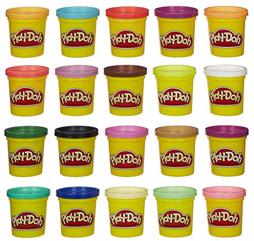 Play-Doh, Color Surtido, Pack 20 Botes (Hasbro A7924EUC)