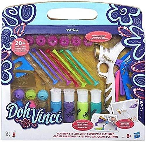 Play Doh Dohvinci - Set Deco aplicador Platinum (Hasbro B4935EU4)