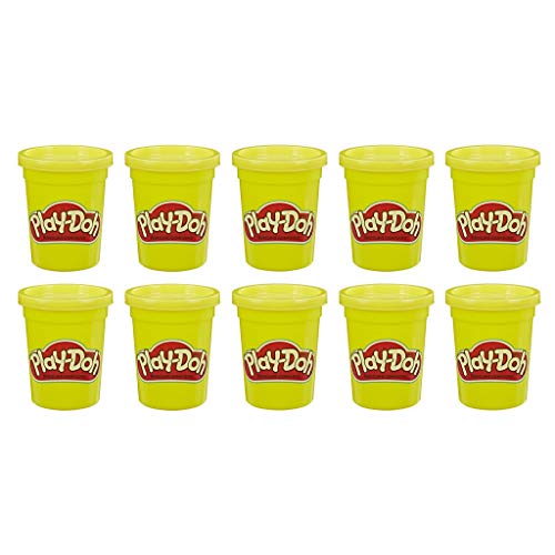 Play Doh - Pack 12 Botes Amarillo (Hasbro E4829F02)