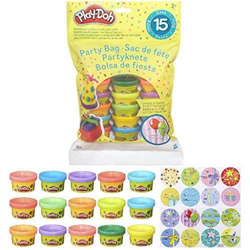 Play-Doh Super Heladeria (Hasbro E1935EU6) + Bolsa De 15 Mini Botes (Hasbro 18367EU5) , Color/Modelo Surtido