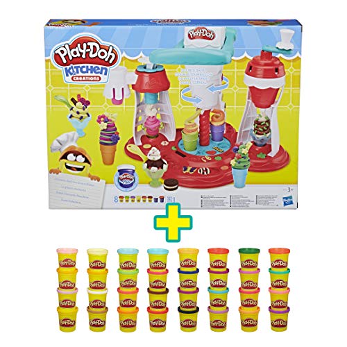 Play-Doh Súper Heladería + Mega Pack