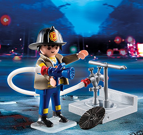 PLAYMOBIL - Bombero con Manguera (47950)