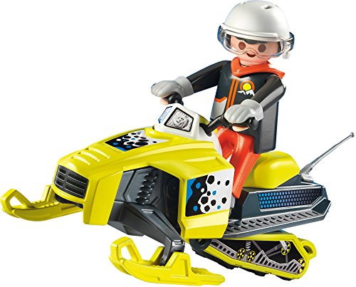 PLAYMOBIL- Moto de Nieve, Multicolor, única (9285)