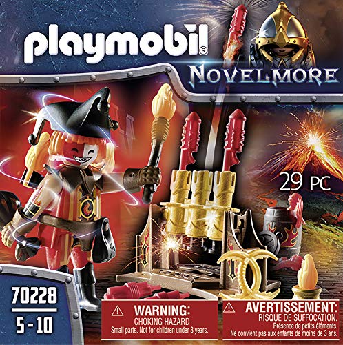 PLAYMOBIL Novelmore 70228 Maestro de Fuego Bandidos Burnham, A partir de 4 años