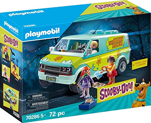 PLAYMOBIL® Scooby DOO! Juego de 2 Piezas 70286 70287 La Máquina del Misterio + Scooby & Shaggy con Fantasma