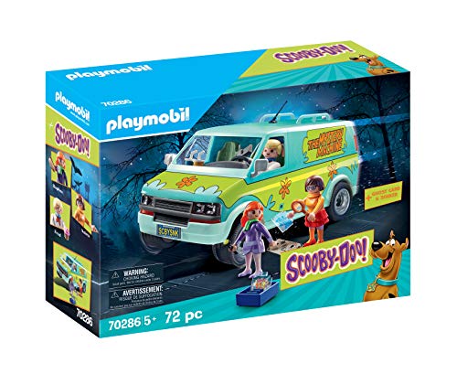 Playmobil Scooby-Doo La Máquina del Misterio con Efectos De Luz, A Partir De 4 Años (70286) + Scooby-Doo! 70363 Cena con Shaggy, A Partir De 5 Años