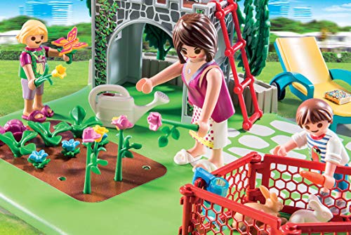 PLAYMOBIL - Super Set Familia Jardín Figuras de Juguete, Color Multicolor, 70010