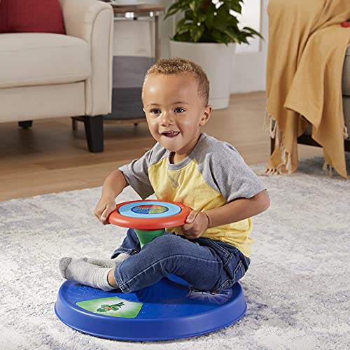 Playskool PJ Masks Sit 'n Spin Musical Classic Spinning Activity Toy for Toddlers Ages 18 Months and Up, Color Multi Colour (Hasbro F2074FF2)