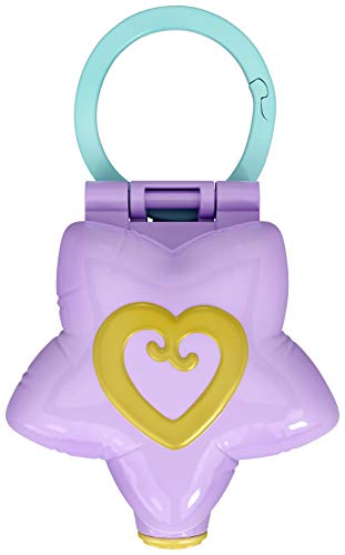Polly Pocket Mini Cofre Fiestad de cumpleaños sorpresa, muñeca con accesorios (Mattel GFM53)