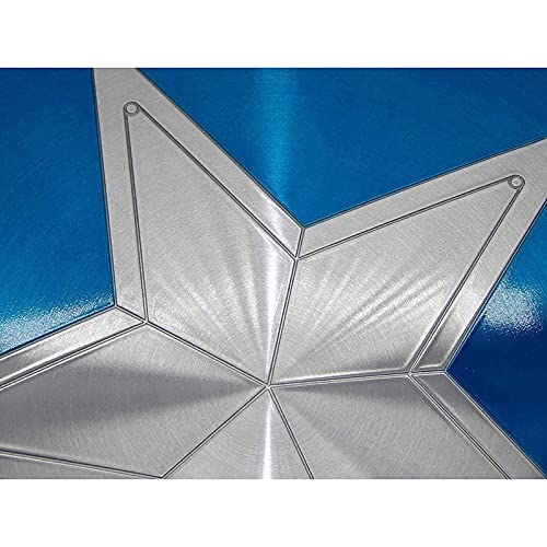 PRETAY Avengers Réplica de Marvel Escudo Capitan America 60Cm Edición 75 Aniversario,Los Vengadores Marvel Capitán América Disfraz de Metal Shield 1: 1 Apoyos de Película