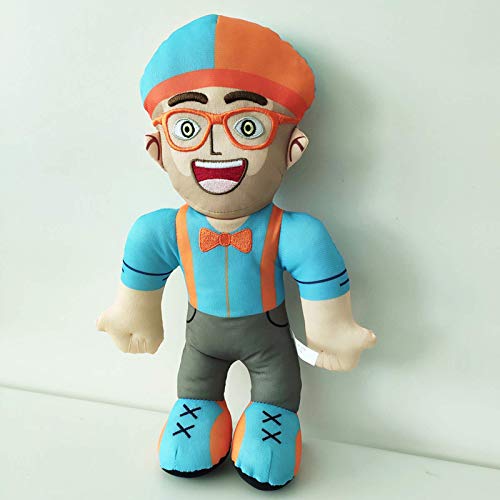 Programa de iluminación en inglés Blippi muñeco de peluche muñeco de peluche regalo de Navidad para niños 30cm