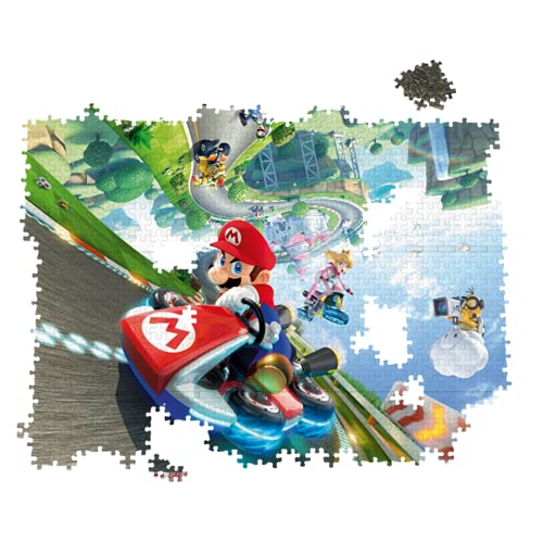 Puzle de 500 Piezas de Super Mario Odyssey World Traveler – Top Trumps – Rompecabezas para Niños y Adultos