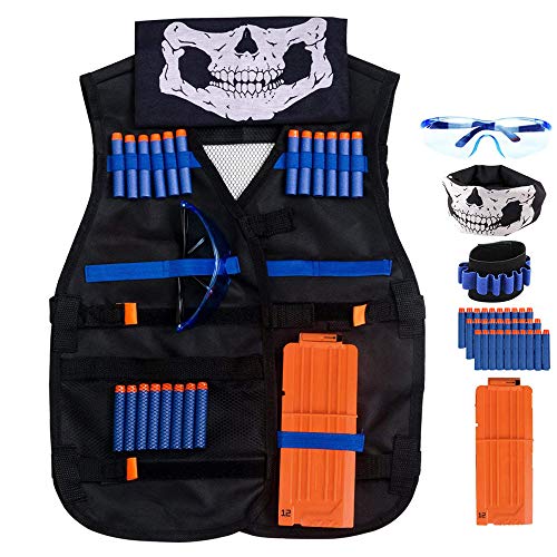 QiyuanLS Chaleco Táctico Kit para Elite N-Strike Series para Niño