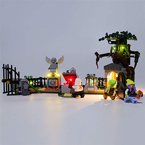 QZPM Kit De Iluminación LED para Lego 70420, Kit De Luces Compatible con Lego Hidden Side Misterio del Cementerio (No Incluye Modelo Lego)