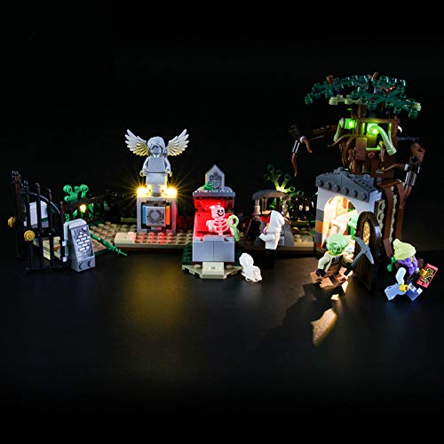 QZPM Kit De Iluminación LED para Lego 70420, Kit De Luces Compatible con Lego Hidden Side Misterio del Cementerio (No Incluye Modelo Lego)