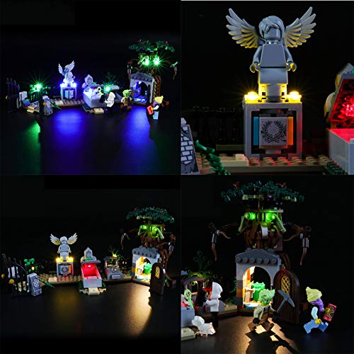 QZPM Kit De Iluminación LED para Lego 70420, Kit De Luces Compatible con Lego Hidden Side Misterio del Cementerio (No Incluye Modelo Lego)