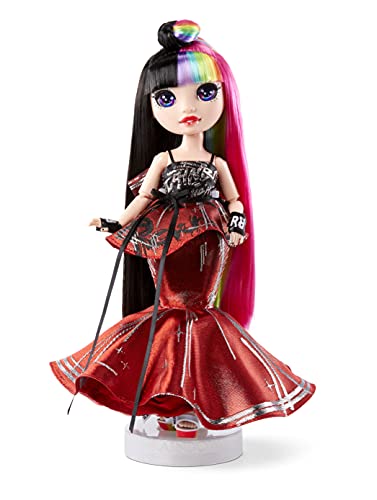 Rainbow High Collector Muñeca de Moda Jett Dawson-con Pelo Multicolor y Caja de edición Limitada de 28cm-Incluye Ropa, Accesorios y más-Edad: 6+ años (576761)