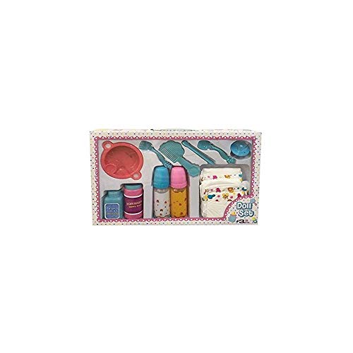 Rama Triton- Set BIBERONES,PAÑALES Y Acc. Bebe Accesorios para muñecas Fashion (RAM38057)