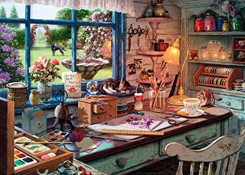 Ravensburger - Juego de Rompecabezas de 1000 Piezas, El Oficio Shed (19590)