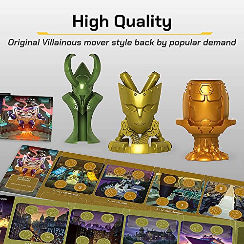 Ravensburger Marvel Villainous Mischief & Malice - Juegos de Mesa de Estrategia para Adultos y niños de 12 años de Edad - Se Puede Jugar como un Independiente o expansión
