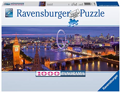 Ravensburger Puzzle 1000 Piezas, Londres, Puzzle Panorama, Colección Fotos y Paisajes, Puzzle para Adultos, Rompecabezas Ravensburger de óptima calidad, Puzzles Paisajes Adultos