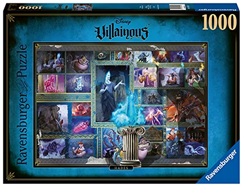 Ravensburger Puzzle 1000 Piezas, Villainous Hades, Puzzle Disney, Rompecabezas Ravensburger de Óptima Calidad, Villanos Puzzle, Edad Recomendada 12+