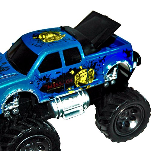 RAYLINE Coche teledirigido Jeep 6142R azul con mando a distancia